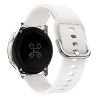 Ремінець Silicon Active Універсальний 20 mm — White