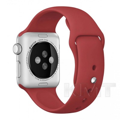 Ремінець Sport Band — Apple Watch 42 mm | 44 mm | 45 mm | 49 mm — Rose Red (36)
