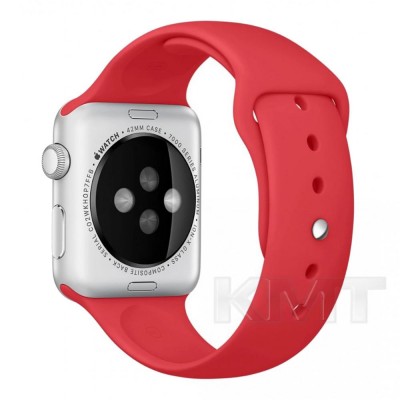 Ремінець Sport Band Apple Watch 38 mm 40 mm 41 mm — Red (14)