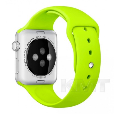 Ремінець Sport Band — Apple Watch 42 mm | 44 mm | 45 mm | 49 mm — Neon Green (60) Ремінець Sport Band — Apple Watch 42 mm | 44 mm | 45 mm | 49 mm — Neon Green (60)