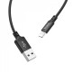 Кабель Lightning 2A (1m) Hoco X14 — Black
