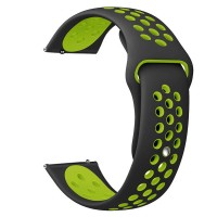 Ремінець Sport Nike Універсальний 20 mm — Black & Green
