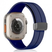 Ремінець Magic Lock Apple Watch 42 mm 44 mm 45 mm 49 mm — Midnight Blue