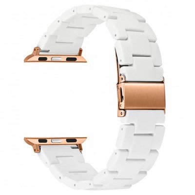 Ремінець Resine 3 Bead — Apple Watch 38 mm | 40 mm | 41 mm — White