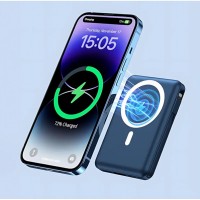 Power Bank 10000 mAh | Yiisonger KT-D011, 22.5W, MagSafe 18W, + 2 кабеля Type-C и IP, Синий Power Bank 10000 mAh | Yiisonger KT-D011, 22.5W, MagSafe 18W, + 2 кабеля Type-C и IP, Синий