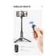Monopod Tripod Q12 | 0.723 mm Hidden Design Reinforced Bluetooth Tripod Selfie Stick(Aluminium Alloy) Monopod Tripod Q12 | 0.723 mm Hidden Design Reinforced Bluetooth Tripod Selfie Stick(Aluminium Alloy)