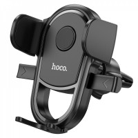 Car Holder Hoco H6 Grateful one-button (air outlet) — black Car Holder Hoco H6 Grateful one-button (air outlet) — black