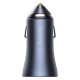 Baseus (CCJD-A0G) Golden Contactor Pro Dual Quick Charger Car Charger U+U 40W Dark Gray — CCJD-A0G Dark Gray