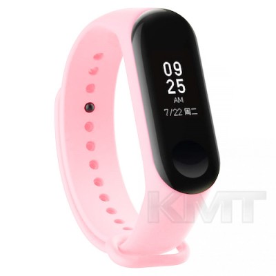 Ремінець Silicone Sport Band Xiaomi Mi Band 5 6 7 — Neon Pink