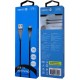 Кабель Lightning 2.4A (1m) Veron SL08 Silicon — Black