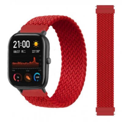 Ремінець Nylon Solo Loop (Long 135 mm) — Універсальний 20 mm — Red Ремінець Nylon Solo Loop (Long 135 mm) — Універсальний 20 mm — Red