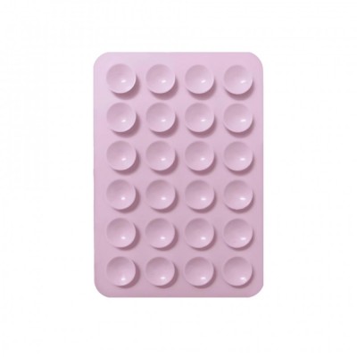 Тримач-присоска для телефону Double Side Silicone — Light Pink 6.5*10