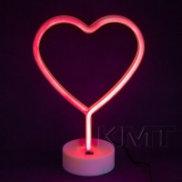 Ночной светильник Neon lamp series   — Heart Red