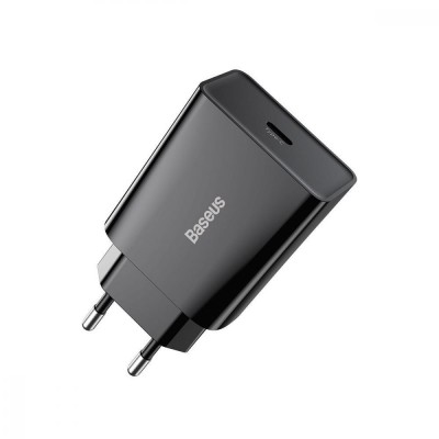 Home Charger | 20W | 1C — Baseus (CCFS-SN) Speed Mini Quick Charger — CCFS-SN01 Black