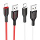 Кабель Lightning 2.4A (1m) Borofone BX63 — Black & White