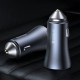 Baseus (CCJD-A0G) Golden Contactor Pro Dual Quick Charger Car Charger U+U 40W Dark Gray — CCJD-A0G Dark Gray