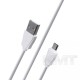 Home Charger 2.4A 2U Micro Cable (1m) Ldnio A2206Q Silver