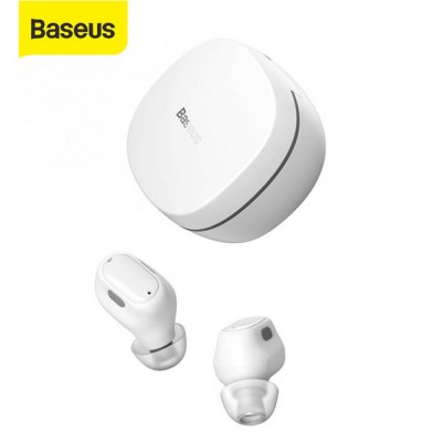 Bluetooth гарнітура TWS — Baseus (NGTW2400) EncokWM01 — NGTW240002 White