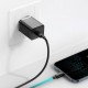 Home Charger 20W 1C C to Lightning Cable (1m) Baseus (TZCCSUP-B) Super Si Quick Charger — TZCCSUP-B01 Black