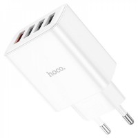 Home Charger | 28.5W | 4U | QC3.0 — Hoco C102A — White