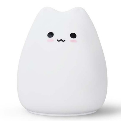 Ночной светильник Little Cat Silicone LED Light Multicolors — Design 01