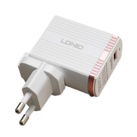 Ldnio A1302Q Home Charger Set (Micro)(1 USB)(3 A) — White
