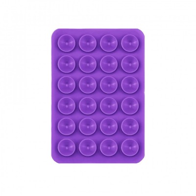 Тримач-присоска для телефону Double Side Silicone — Purple 5*8 Тримач-присоска для телефону Double Side Silicone — Purple 5*8