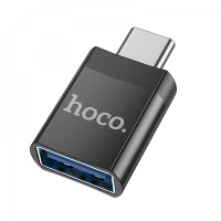 Adapter OTG USB C To USB — Hoco UA17  016 — Black