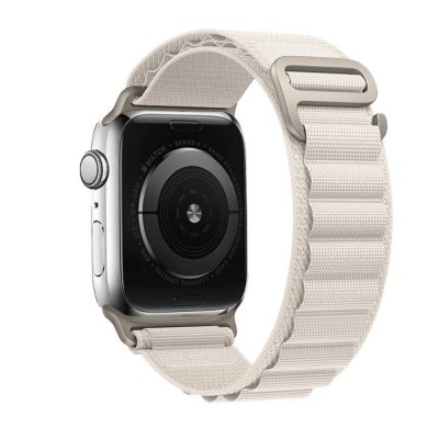 Ремінець Alpine Loop Design Apple Watch 38 mm 40 mm 41 mm — Starlight