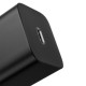 Home Charger 20W 1C C to Lightning Cable (1m) Baseus (TZCCSUP-B) Super Si Quick Charger — TZCCSUP-B01 Black