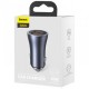 Baseus (CCJD-A0G) Golden Contactor Pro Dual Quick Charger Car Charger U+U 40W Dark Gray — CCJD-A0G Dark Gray
