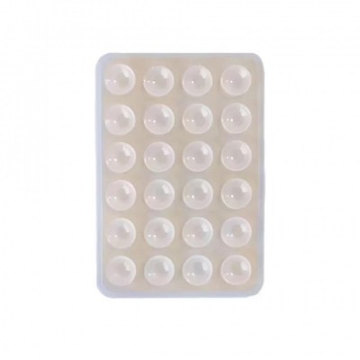 Тримач-присоска для телефону Double Side Silicone — Transparent 5*8 Тримач-присоска для телефону Double Side Silicone — Transparent 5*8