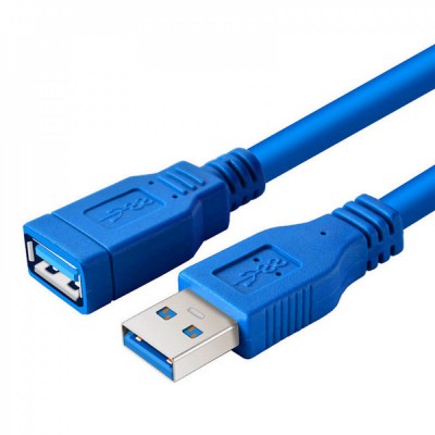 Удлинитель USB (0.3m) Blue