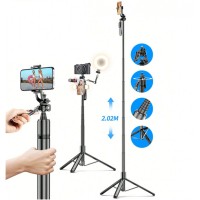 Monopod Tripod | 2.02m | — VM20 | Button Bluetooth | Veron