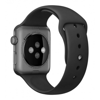 Ремінець Sport Band Apple Watch 38 mm 40 mm 41 mm — Black (18)