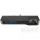 Baseus (CAHUB-FG01) Multifunctional HUB for Surface Go(Type-C+Audio to RJ45+USB3.0+Type-C(data)+Audio) — CAHUB-FG01 Black