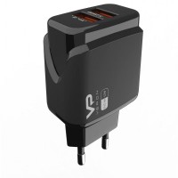 Home Charger | 2.4A | 2U — Veron VR-C12 — Black