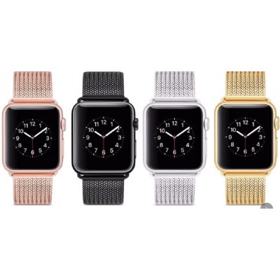 Ремінець Mesh Steel Design — Apple Watch 38 mm | 40 mm | 41 mm Black
