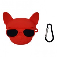 Airpods Case — Emoji Series — Red Dog