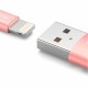 Кабель Lightning 18W (1m) Yoobao YB413 — Rose Gold