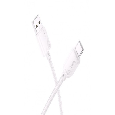 Кабель USB C 2.4A (1m) Hoco X113 — White
