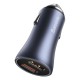 Baseus (CCJD-A0G) Golden Contactor Pro Dual Quick Charger Car Charger U+U 40W Dark Gray — CCJD-A0G Dark Gray