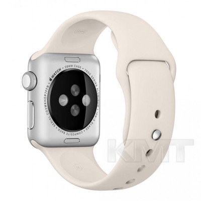 Ремінець Sport Band Apple Watch 38 mm 40 mm 41 mm — Antique White (11)