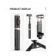 Monopod Tripod Q12 | 0.723 mm Hidden Design Reinforced Bluetooth Tripod Selfie Stick(Aluminium Alloy) Monopod Tripod Q12 | 0.723 mm Hidden Design Reinforced Bluetooth Tripod Selfie Stick(Aluminium Alloy)