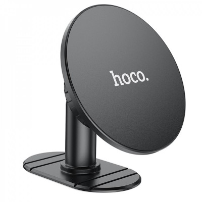Car Holder — Hoco H13 Fine jade ring magnetic (center console) — black
