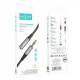 Cable Aux (Male to Female) (1m) — Hoco UPA20 — Metal Gray