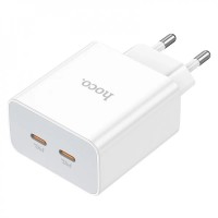 Home Charger 35W 2 PD QC3.0 Hoco C108A — White