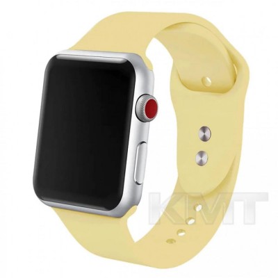 Ремінець Sport Band Apple Watch 42 mm 44 mm 45 mm 49 mm — Mellow Yellow (51)