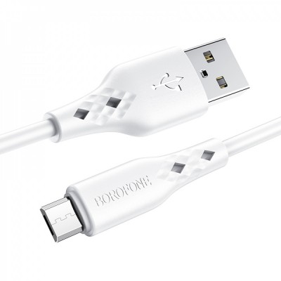 Кабель Micro 2.4A (1m) — Borofone BX48 — White