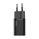 Home Charger 20W 1C C to Lightning Cable (1m) Baseus (TZCCSUP-B) Super Si Quick Charger — TZCCSUP-B01 Black